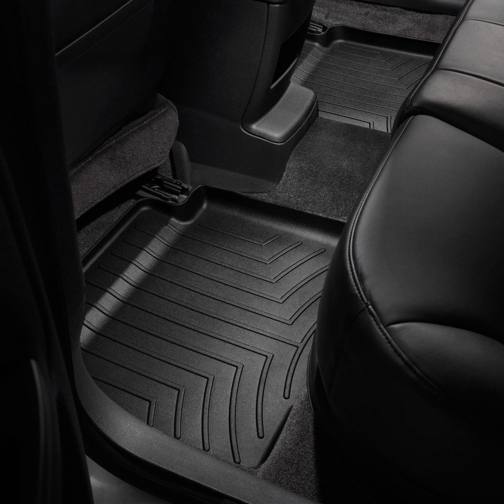 Weathertech 4413133 FloorLiner Molded Floor Liners Black Second Row Jeep Wrangler (2 Dr.) 18-23