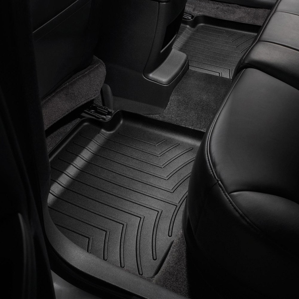Weathertech 4413133 FloorLiner Molded Floor Liners Black Second Row Jeep Wrangler (2 Dr.) 18-23