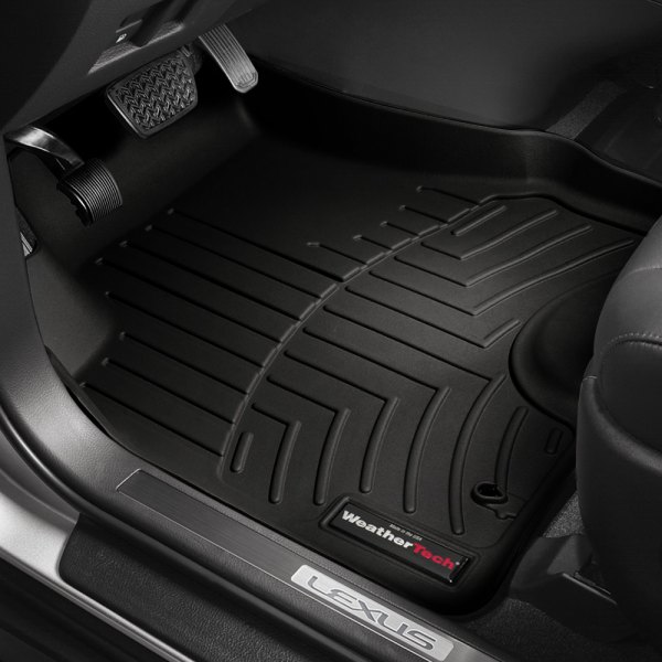 Weathertech 4415501 FloorLiner Molded Floor Liners Black First Row Volkswagen Atlas Cross Sport 20-22