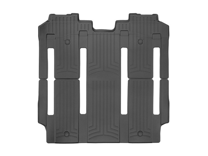 Weathertech 4416412 FloorLiner Molded Floor Liners Black 2nd & 3rd row Toyota Sienna 21-22