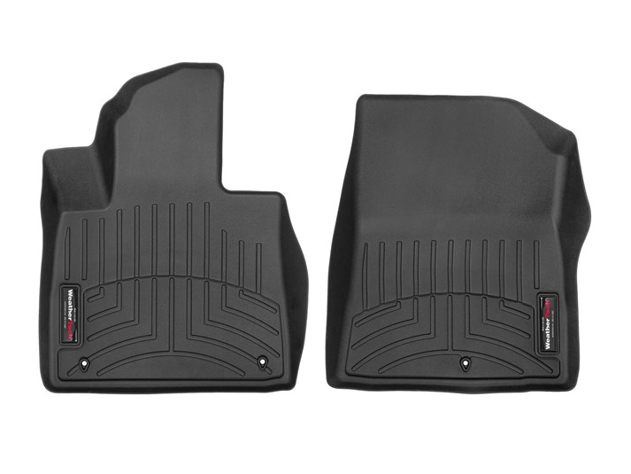 Weathertech 4416561 FloorLiner Molded Floor Liners Black Front Hyundai Santa Fe 21-22