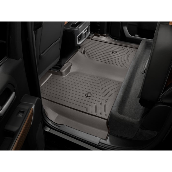 Weathertech 4714362 FloorLiner Molded Floor Liners Cocoa Chevy Silverado / Sierra 1500 19-22, 2500/3500 20-23