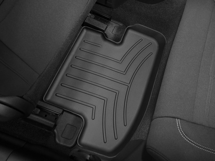 Weathertech 4416642 FloorLiner Molded Floor Liners Black Rear Ford Mustang Mach-E 21-22