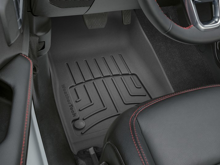 Weathertech 4413131IM FloorLiner HP Molded Floor Liners Black Front Jeep Gladiator 20-23 / Wrangler JL 2-door 18-23, Unlimited 4-door 18-23, Unlimited Rubicon 392 22-23