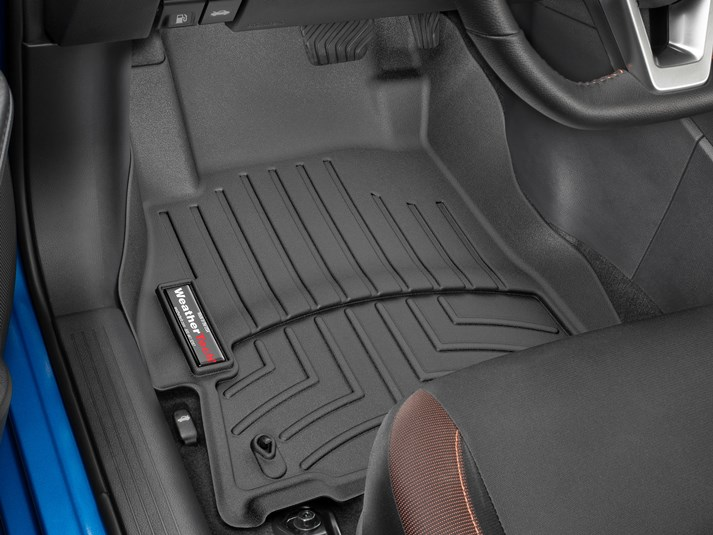 Weathertech 4415821 FloorLiner Molded Floor Liners Black First Row Nissan Versa 20-21