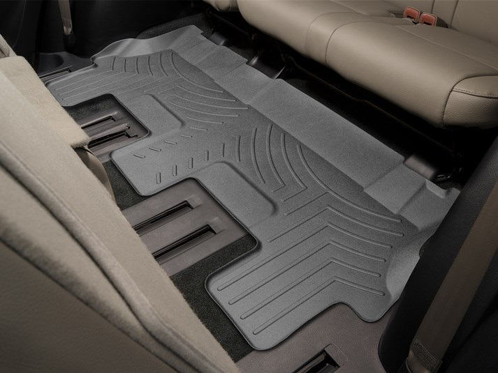 Weathertech 4416503 FloorLiner Molded Floor Liners Black Third Row Kia Sorento 21-22