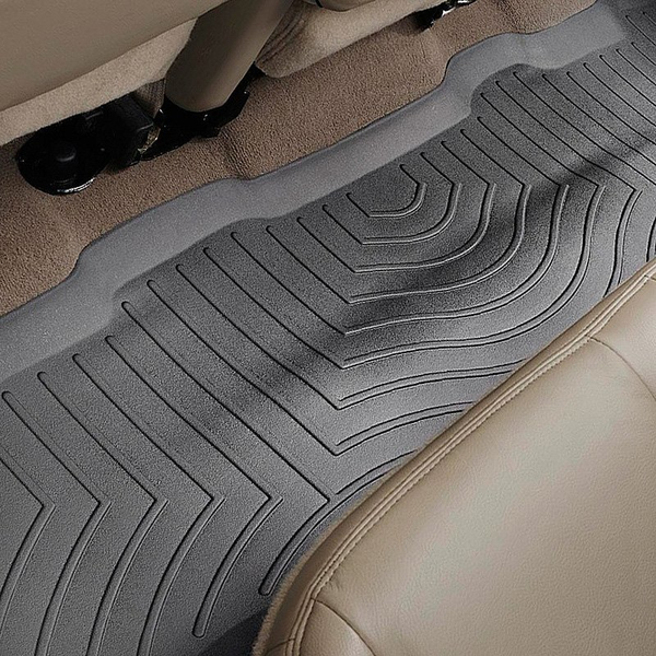 Weathertech 440022 FloorLiner Molded Floor Liners Black Second Row Ford F-250/350 99-10, F-450 08-10