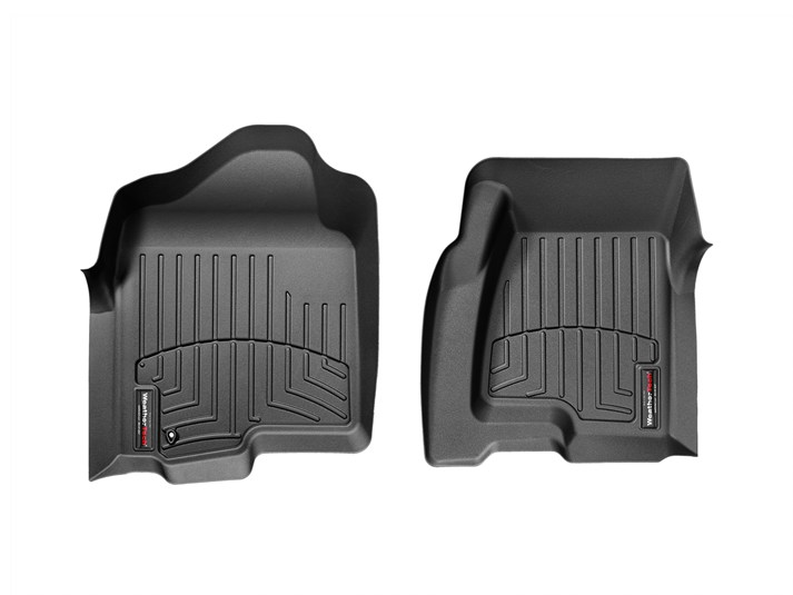 Weathertech 440031 FloorLiner Molded Floor Liners Black First Row Chevy Silverado / GMC Sierra 1500/2500 99-07, 3500 01-07, Suburban/Tahoe/Yukon 00-06 / Cadillac Escalade 02-06