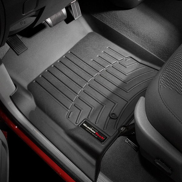 Weathertech 440121 FloorLiner Molded Floor Liners Black First Row Dodge Ram 1500 02-09