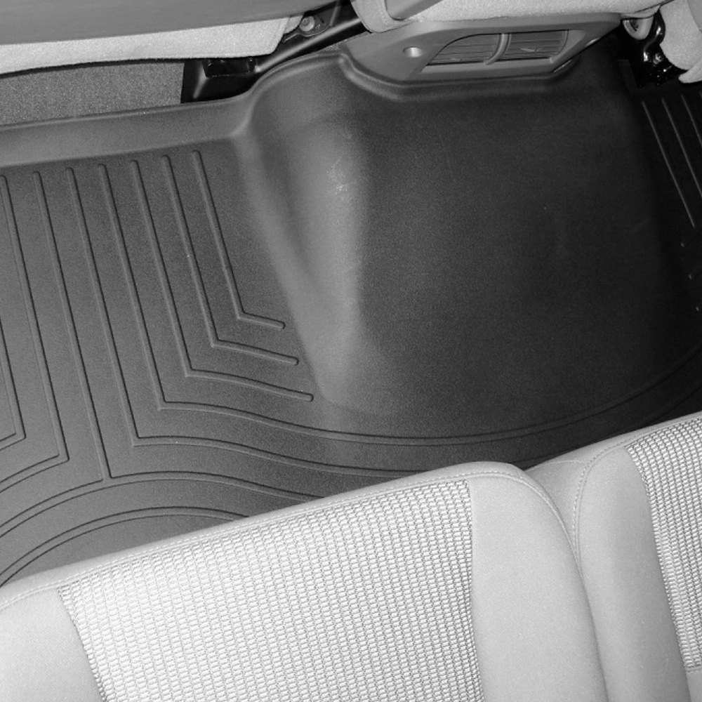 Weathertech 440123 FloorLiner Molded Floor Liners Black Second Row Dodge Ram 1500 06-18 / Ram 2500/3500 11-18
