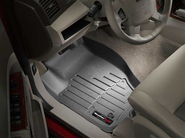 Weathertech 440131 FloorLiner Molded Floor Liners Black First Row Jeep Grand Cherokee 05-10, Commander 06-10