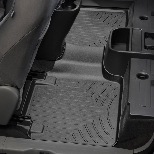 Weathertech 440215 FloorLiner Molded Floor Liners Black Second Row Toyota Tacoma 12-22