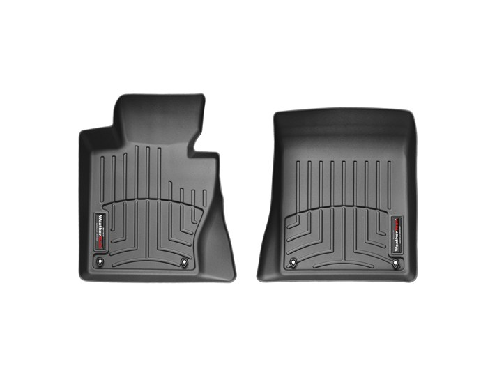 Weathertech 440381 FloorLiner Molded Floor Liners Black First Row BMW X3 04-10