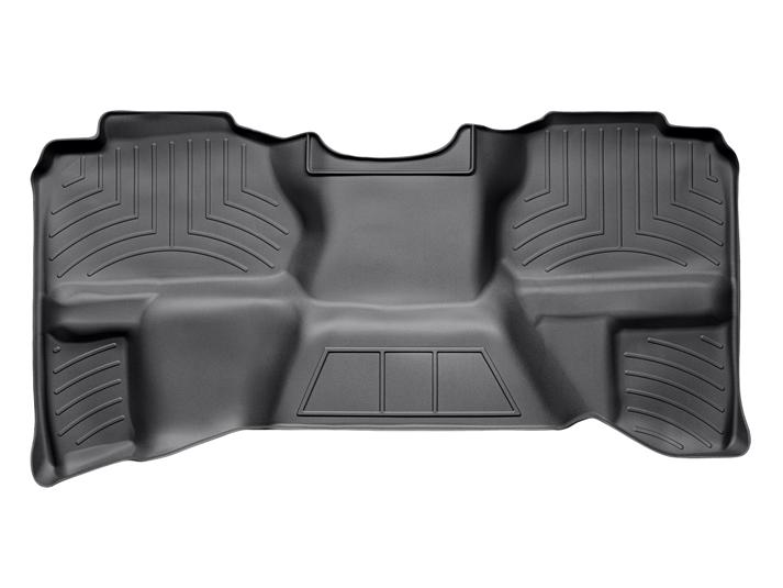 Weathertech 440669 FloorLiner Molded Floor Liners Black Second Row Chevy Silverado / GMC Sierra 1500/2500/3500 07-13