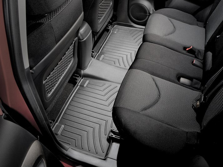 Weathertech 440722 FloorLiner Molded Floor Liners Black Second Row Toyota RAV4 06-12