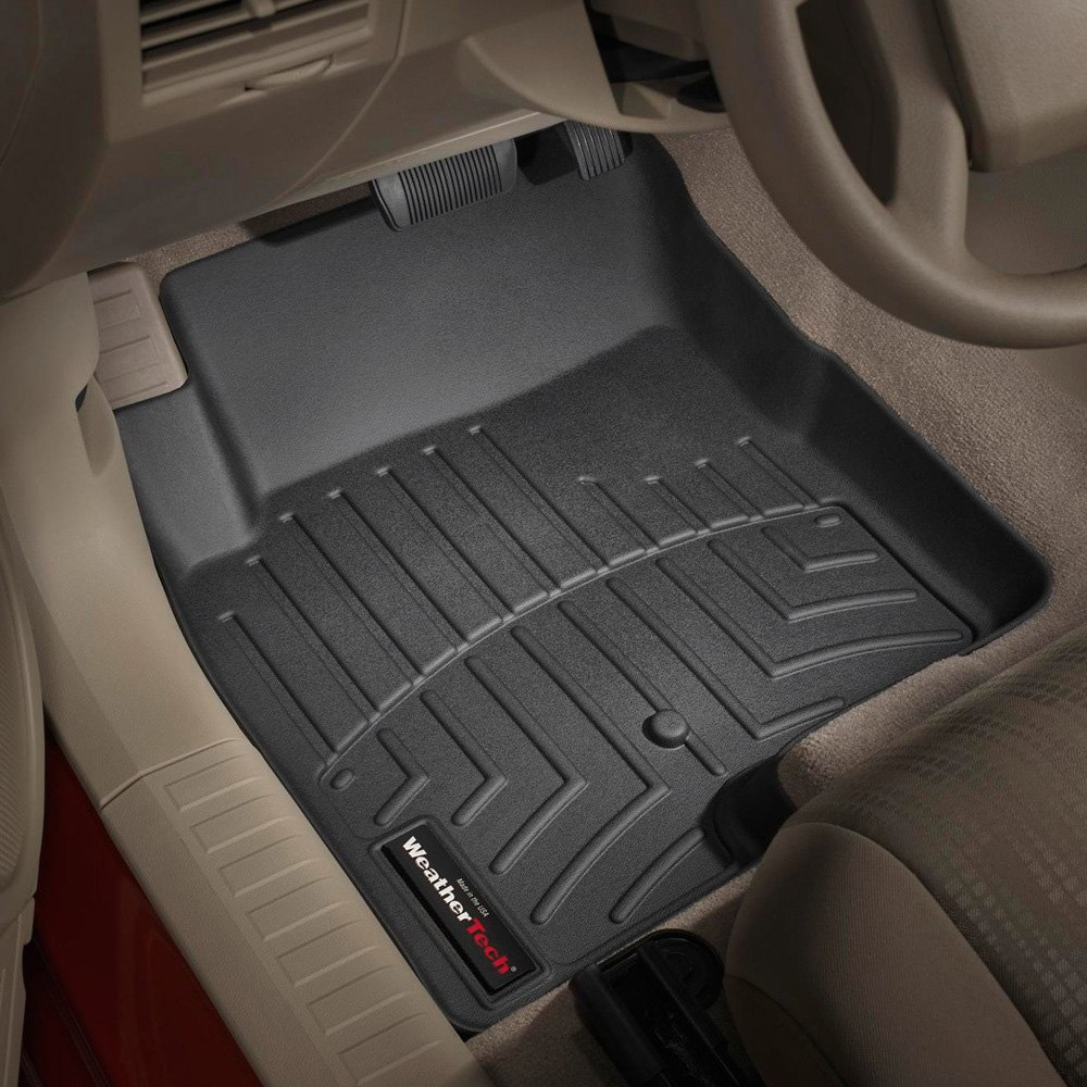 Weathertech 440861 FloorLiner Molded Floor Liners Black First Row
