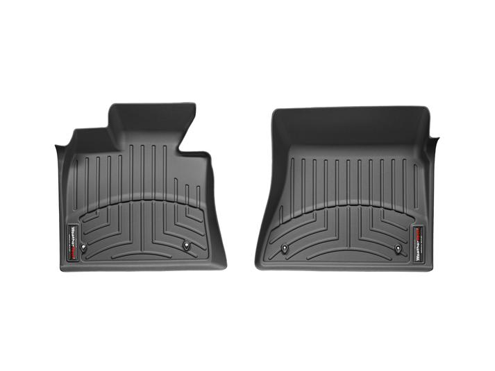 Weathertech 440951 FloorLiner Molded Floor Liners Black First Row BMW X5 07-13 / X6 08-14