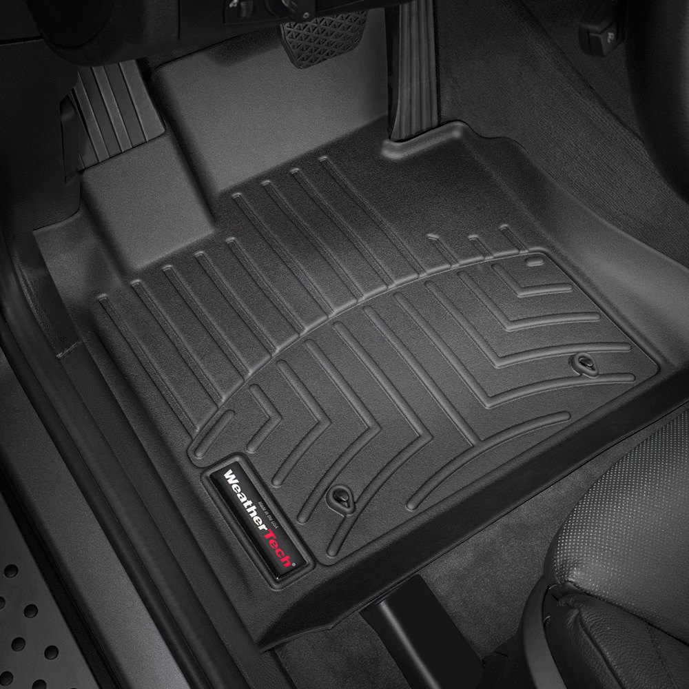 Weathertech 440951 FloorLiner Molded Floor Liners Black First Row BMW X5 07-13 / X6 08-14
