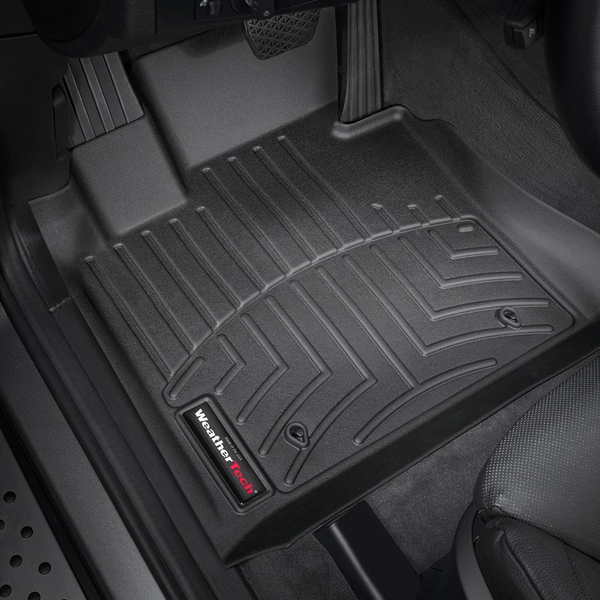 Weathertech 440951 FloorLiner Molded Floor Liners Black First Row BMW X5 07-13 / X6 08-14