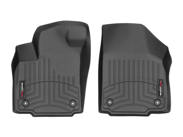 Weathertech 4410841 FloorLiner Molded Floor Liners Black First Row Volkswagen Atlas (with OEM Floor pins) 18-23