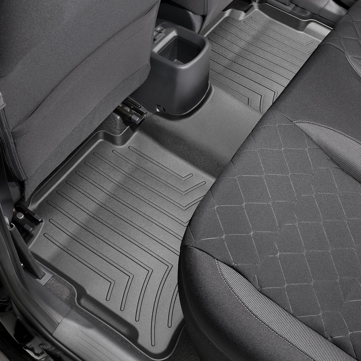 Weathertech 4411913 FloorLiner Molded Floor Liners Black Second Row