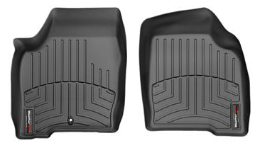 Weathertech 441241 FloorLiner Molded Floor Liners Black First Row Chevy Impala 06-16 / Pontiac Grand Prix 07-08