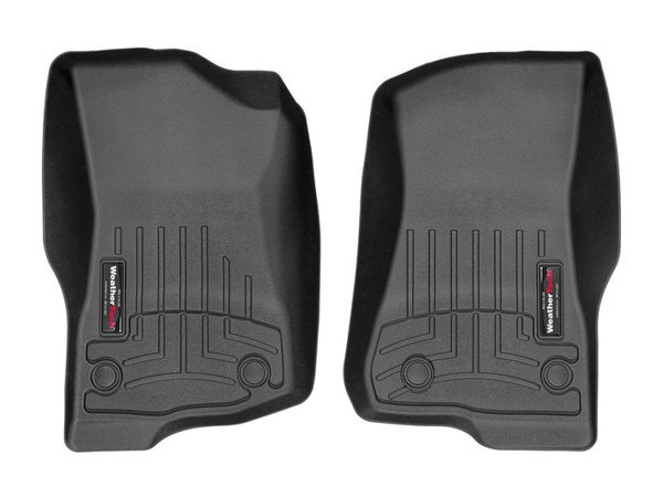 Weathertech 4413131 FloorLiner Molded Floor Liners Black First Row Jeep Gladiator 20-23 / Wrangler JL 2-door 18-23, Unlimited 4-door 18-23, Unlimited Rubicon 392 22-23