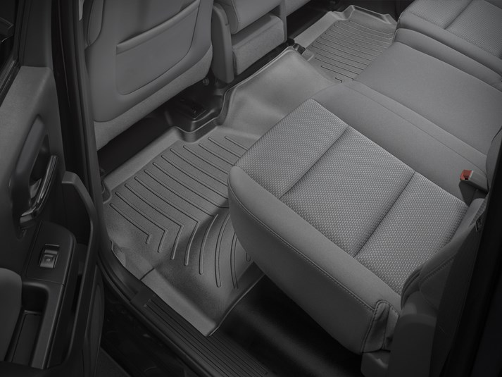 Weathertech 4413134 FloorLiner Molded Floor Liners Black Second Row Jeep Gladiator 20-22