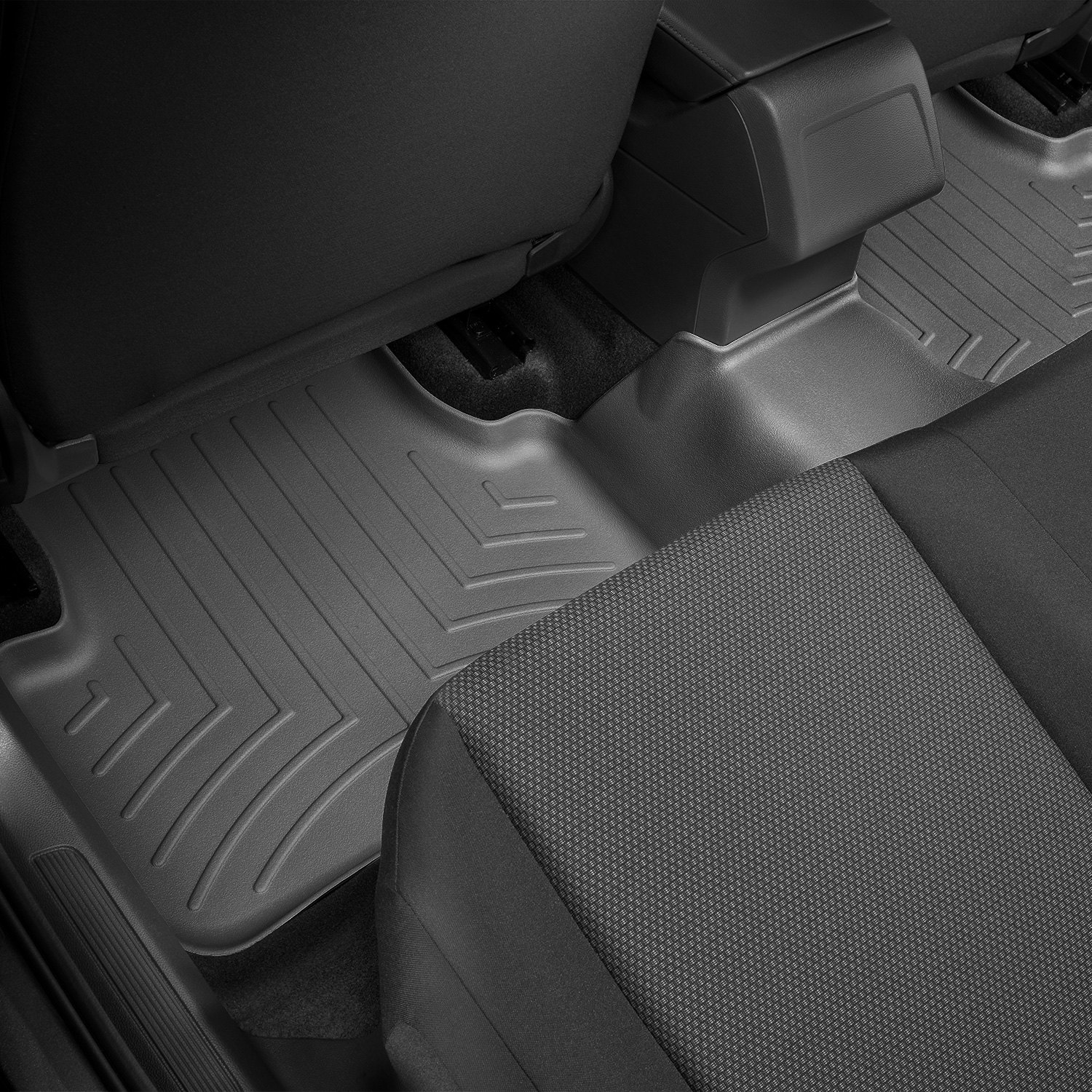 Weathertech 4413172 FloorLiner Molded Floor Liners Black Second Row