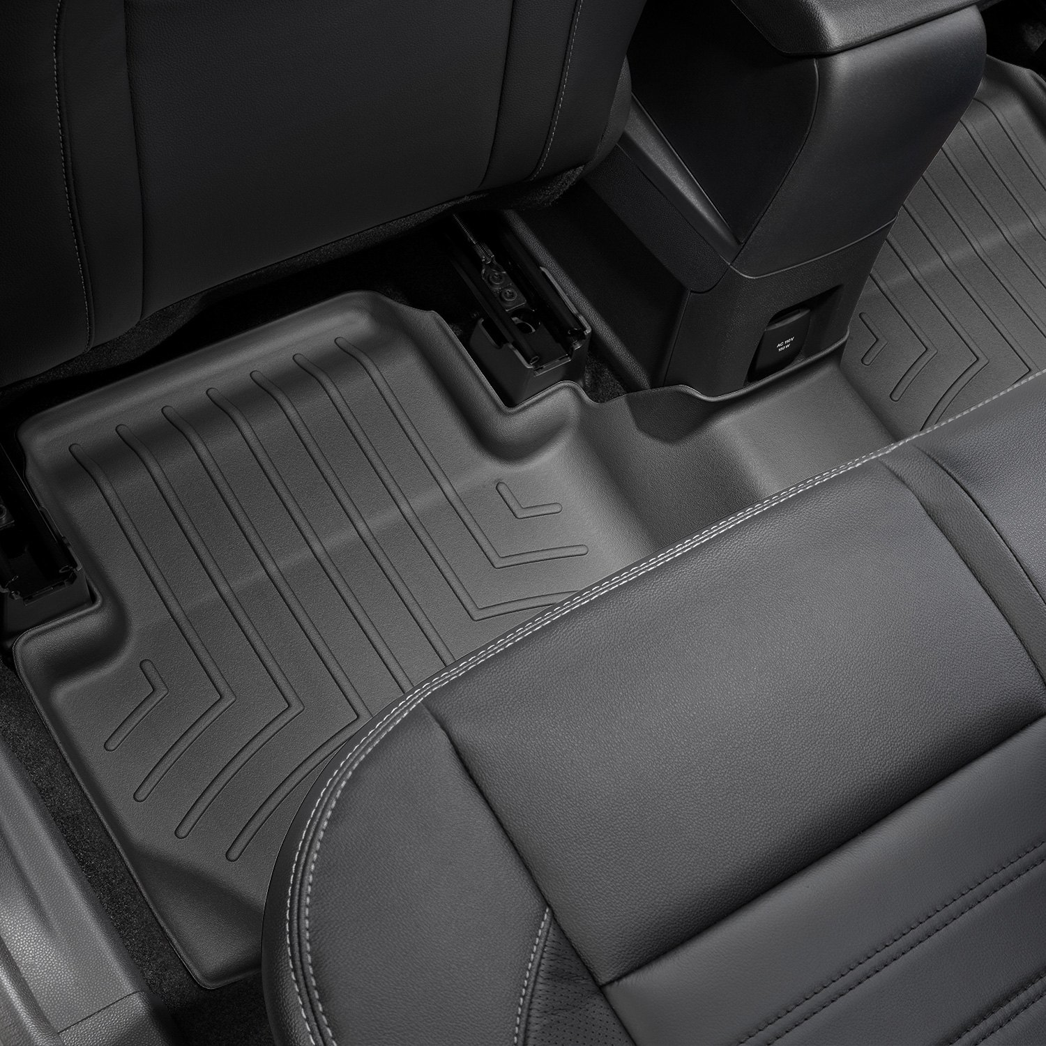Weathertech 4413242 FloorLiner Molded Floor Liners Black Second Row