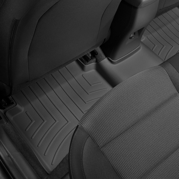 Weathertech 4413362 FloorLiner Molded Floor Liners Black Second Row Hyundai Accent 18-22
