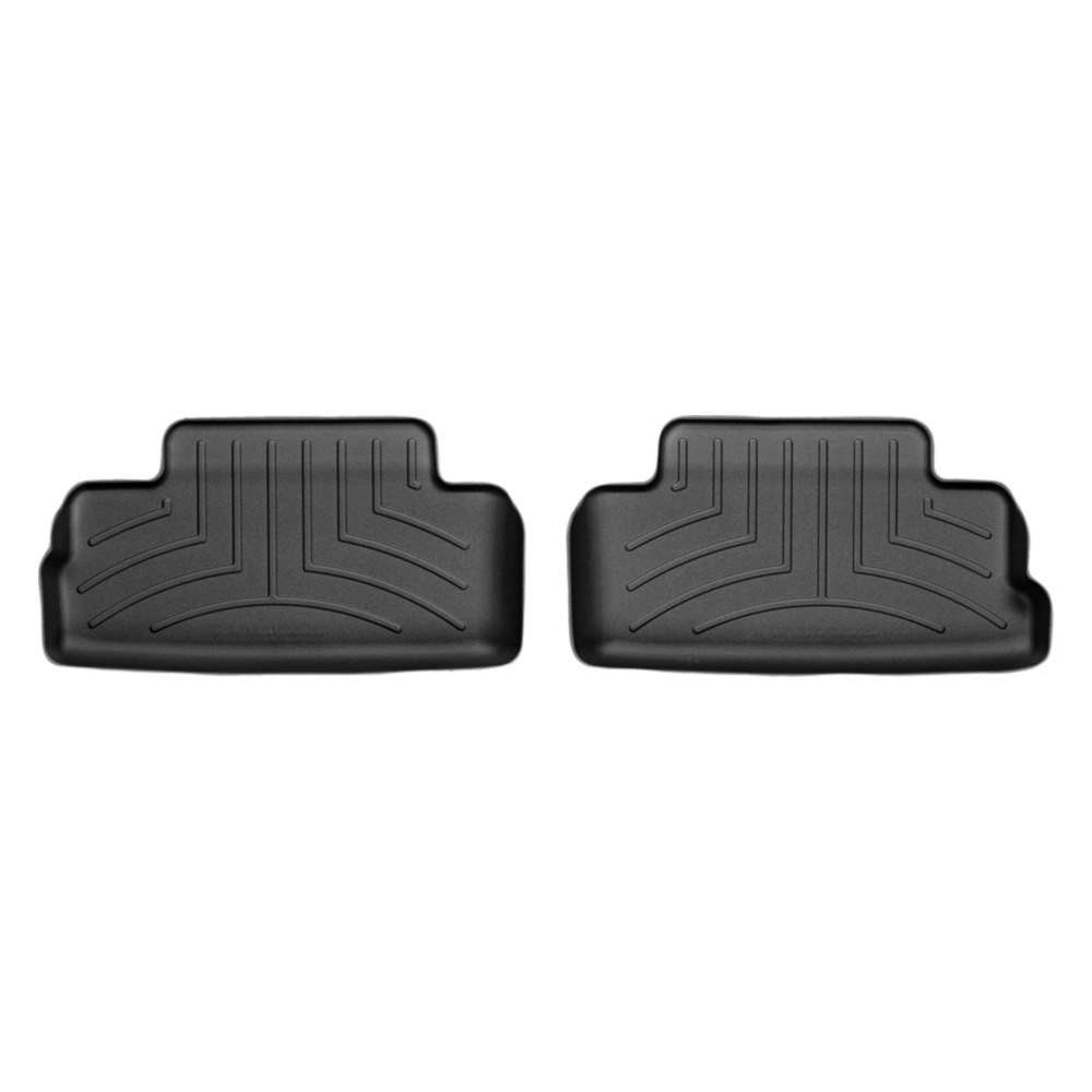 Weathertech 441392 FloorLiner Molded Floor Liners Black Second Row Ford Mustang 05-14