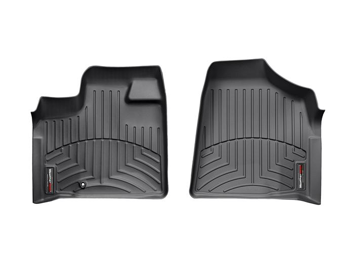 Weathertech 441411 FloorLiner Molded Floor Liners Black First Row Dodge Grand Caravan / Chrysler Town and Country 08-12 / Volkswagen Routan 09-14