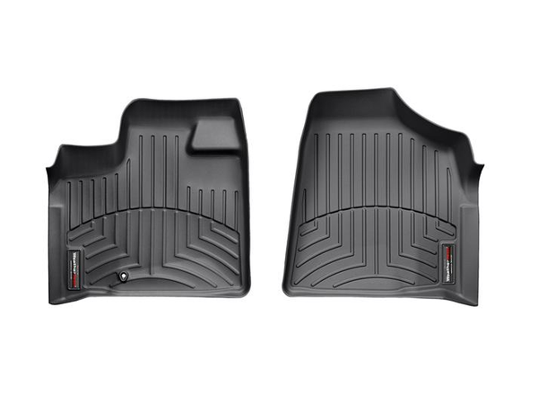 Weathertech 441411 FloorLiner Molded Floor Liners Black First Row Dodge Grand Caravan / Chrysler Town and Country 08-12 / Volkswagen Routan 09-14