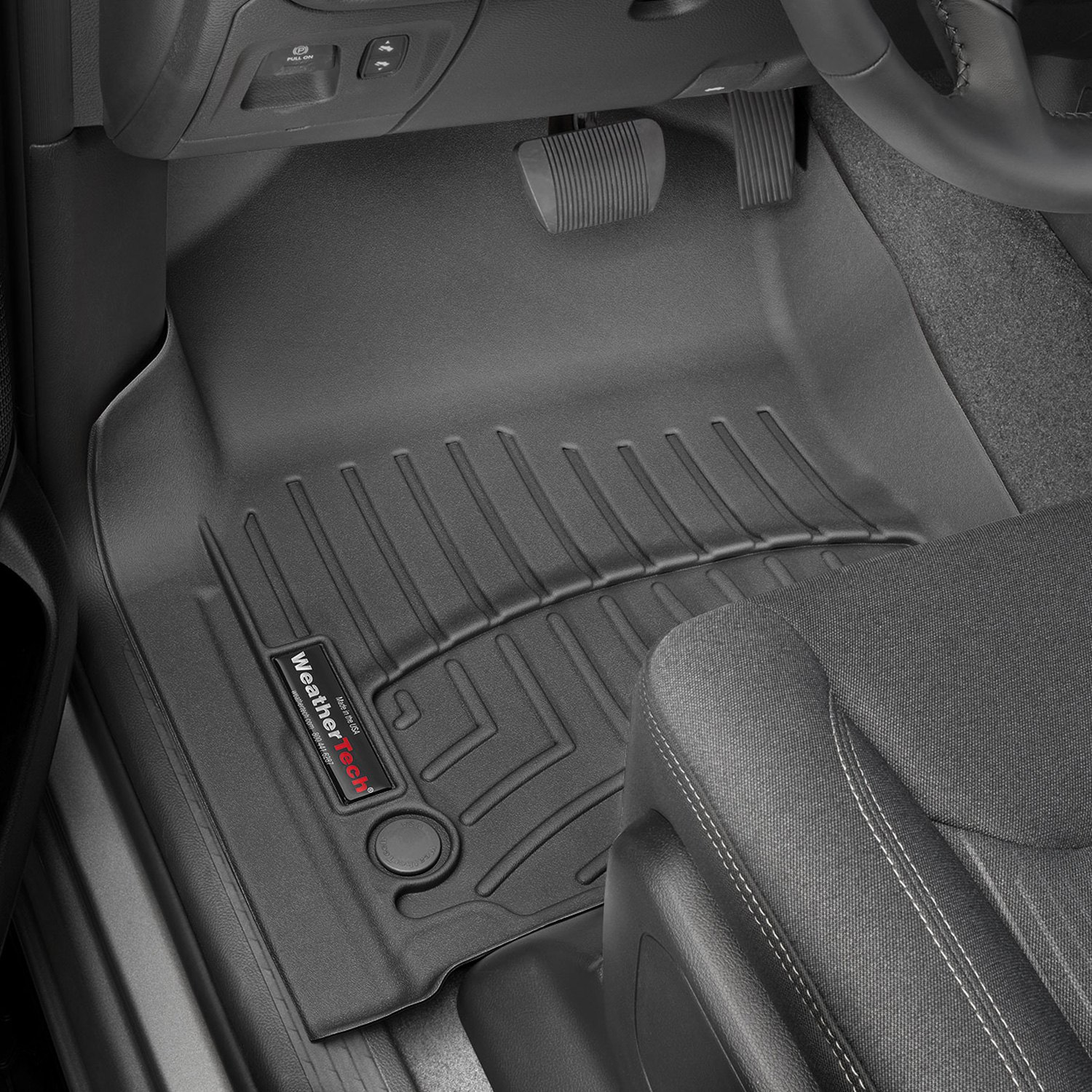 Weathertech 4414281 FloorLiner Molded Floor Liners Black First Row Ram 1500 19-22