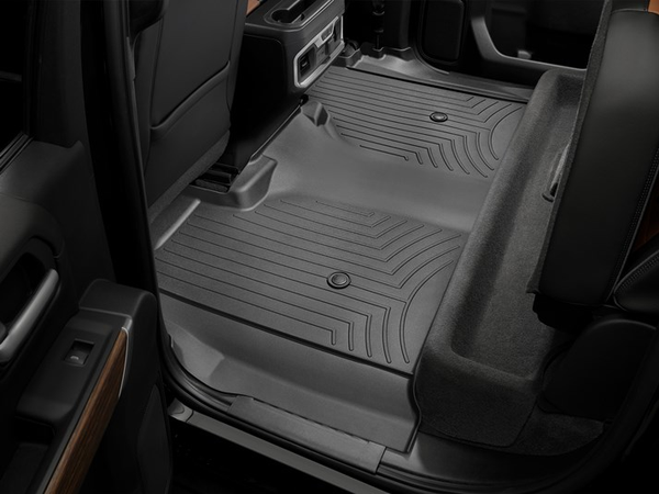 Weathertech 4414362 FloorLiner Molded Floor Liners Black Second Row Chevrolet Silverado 1500 LTD 2022