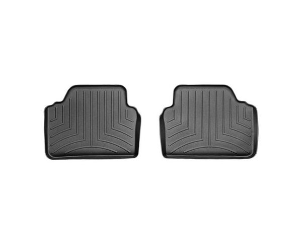 Weathertech 441462 FloorLiner Molded Floor Liners Black Second Row BMW 3-Series 06-12