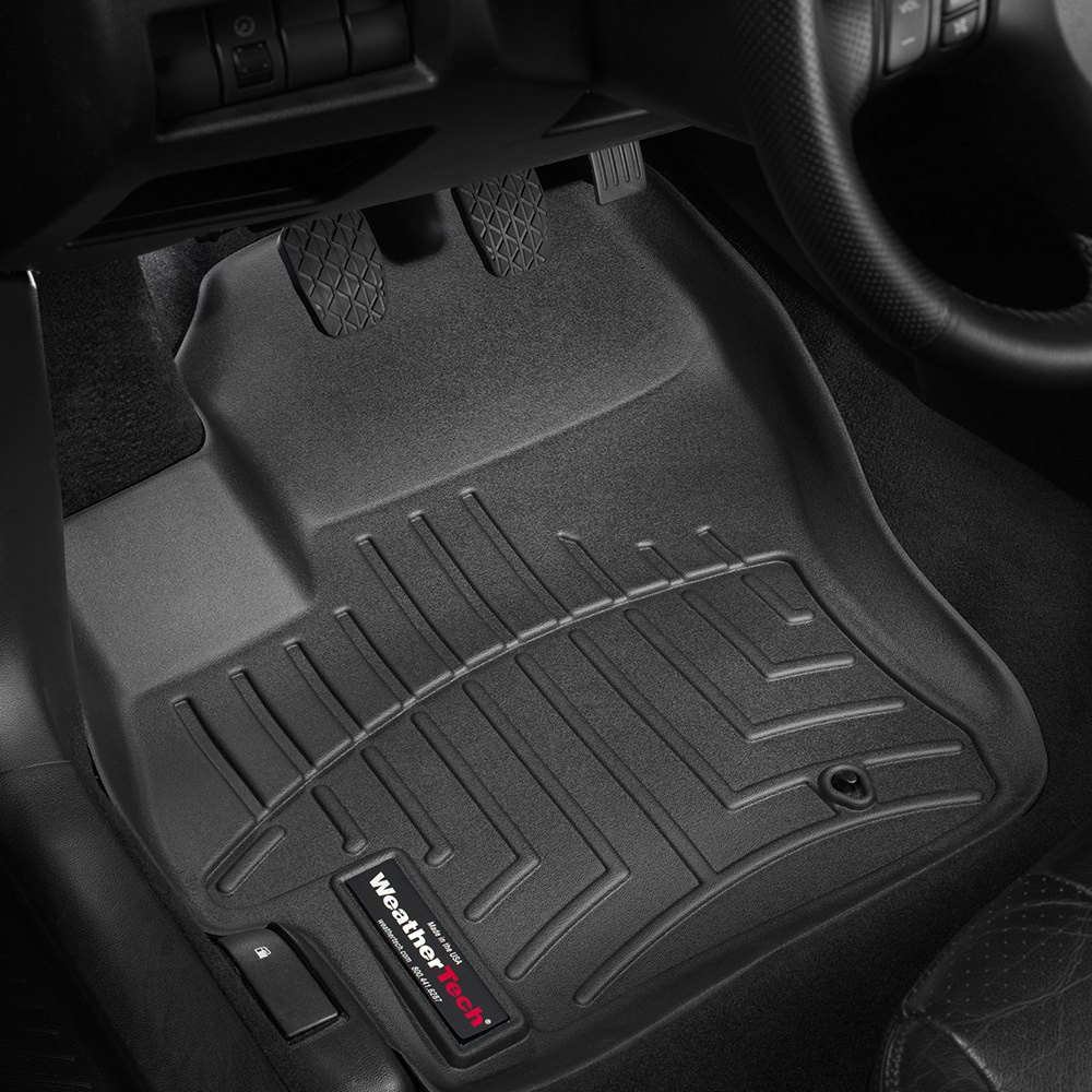 Weathertech 441471 FloorLiner Molded Floor Liners Black First Row