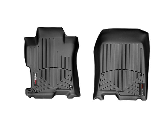 Weathertech 441481 FloorLiner Molded Floor Liners Black First Row Honda Accord 08-12