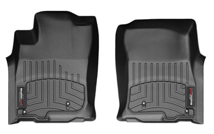 Weathertech 4414861 FloorLiner Molded Floor Liners Black First Row