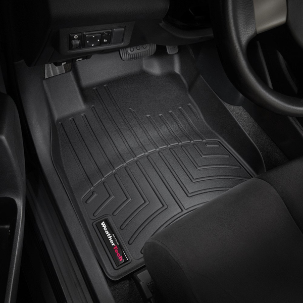 Weathertech 441681 FloorLiner Molded Floor Liners Black First Row Nissan Versa 07-12