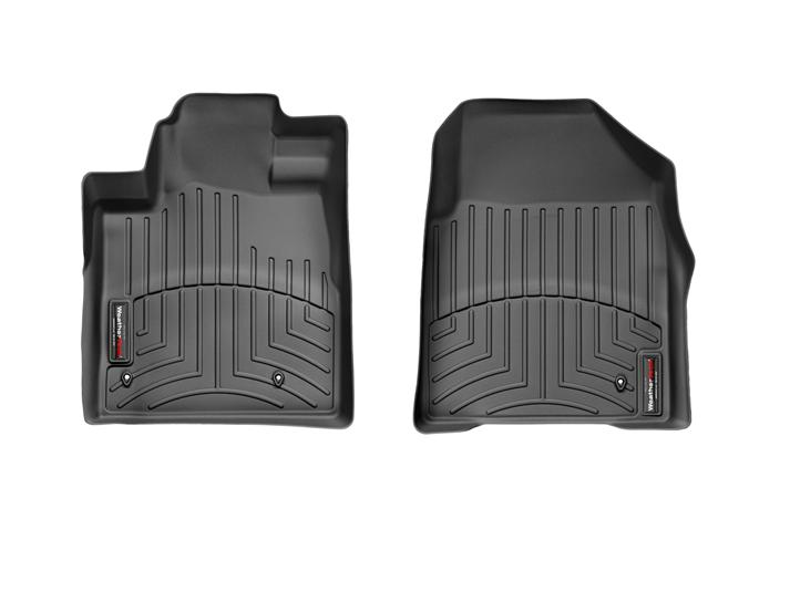 Weathertech 441741 FloorLiner Molded Floor Liners Black First Row Honda Pilot 09-15