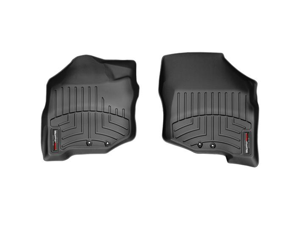 Weathertech 441771 FloorLiner Molded Floor Liners Black First Row Honda Fit 07-08