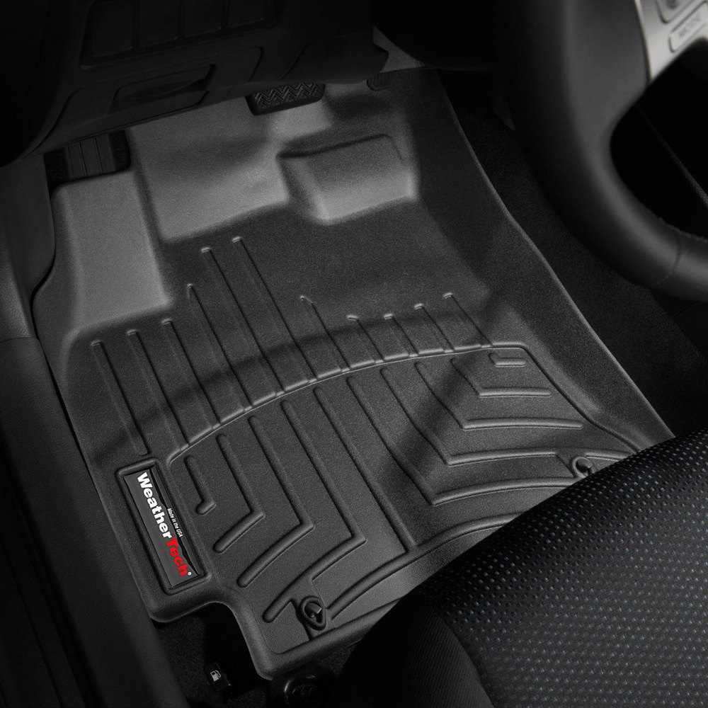 Weathertech 441871 FloorLiner Molded Floor Liners Black First Row Toyota Matrix 09-13 / Pontiac Vibe 09-10