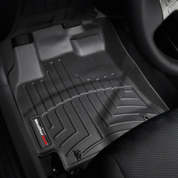 Weathertech 441871 FloorLiner Molded Floor Liners Black First Row Toyota Matrix 09-13 / Pontiac Vibe 09-10