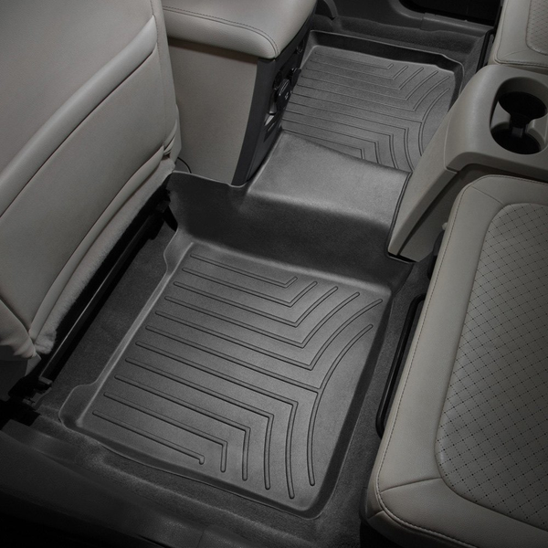 Weathertech 442082 FloorLiner Molded Floor Liners Black Second Row Ford Flex 09-19