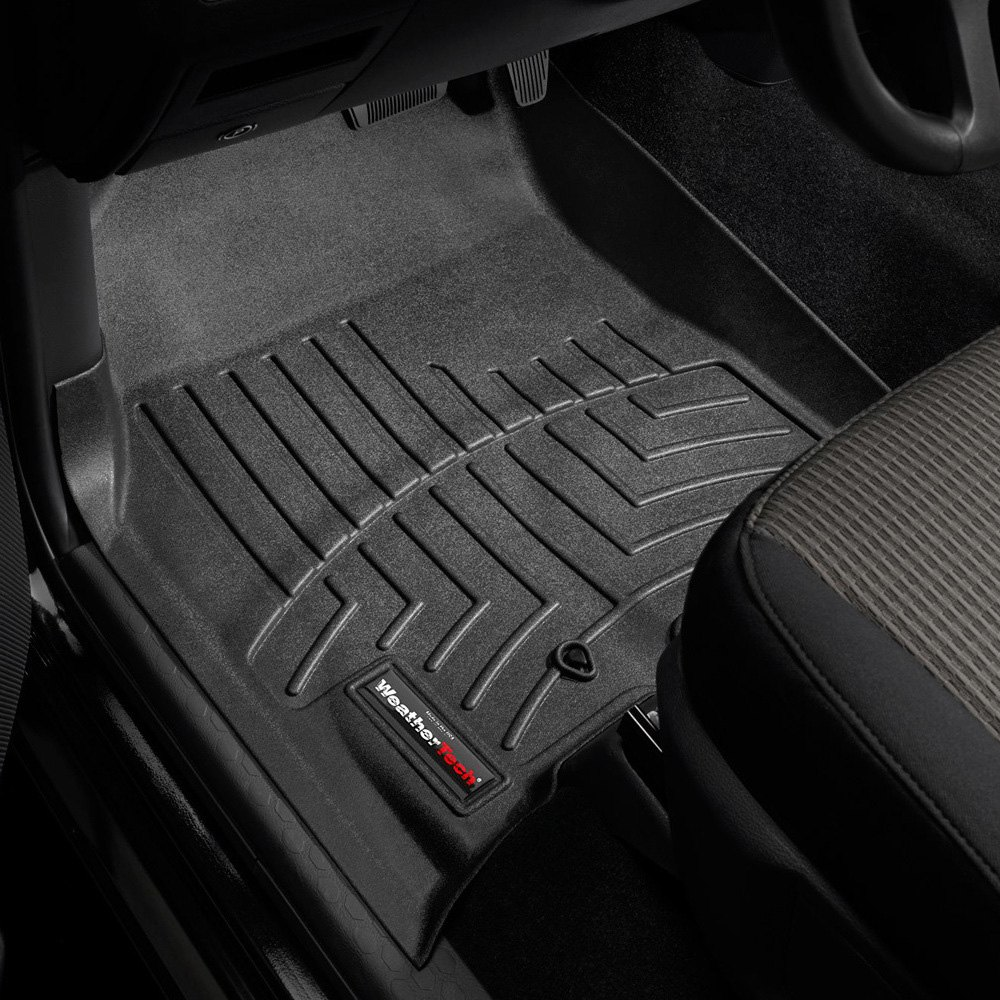 Weathertech 442161 FloorLiner Molded Floor Liners Black First Row