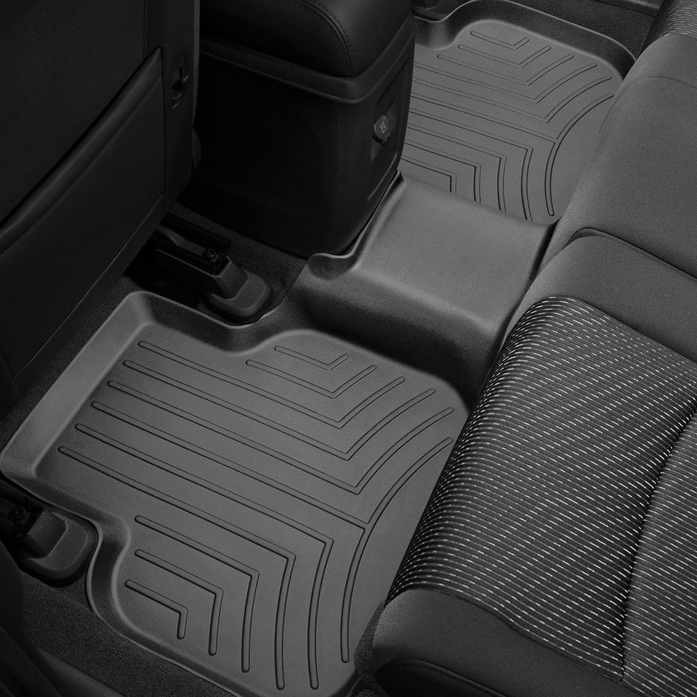 Weathertech 442242 FloorLiner Molded Floor Liners Black Second Row
