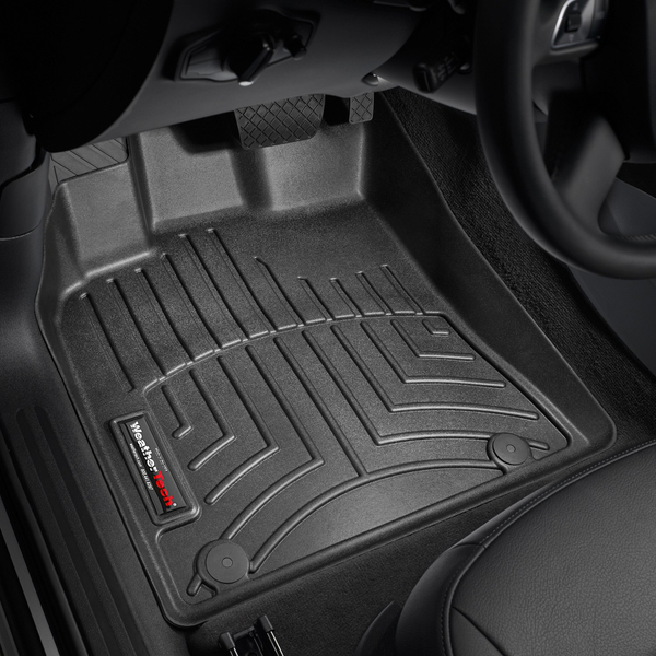 Weathertech 442301 FloorLiner Molded Floor Liners Black First Row