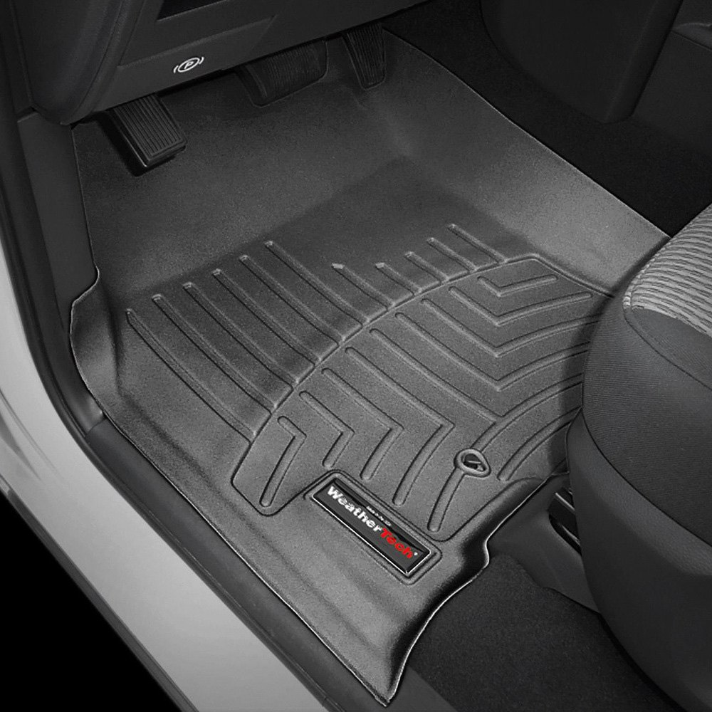 Weathertech 442381 FloorLiner Molded Floor Liners Black First Row Dodge Ram 1500 09-12 / Ram 1500/2500/3500 11-12